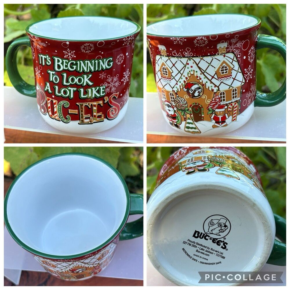 Buc-ee's 2023 Christmas Mug It’s Beginning To Look A Lot Like Buc-ees Coffee Cup